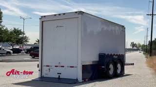 Air-Tow Trailers - Enclosed Trailers Ground Loading Technology by airtowtrailers 16,735 views 2 years ago 15 seconds