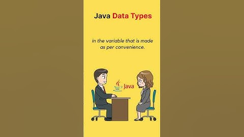 Data Types in Java | Technical Interview Question #java #interview