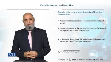 Variable Demand and Lead Time | Production / Operations Management | MGT713_Topic129