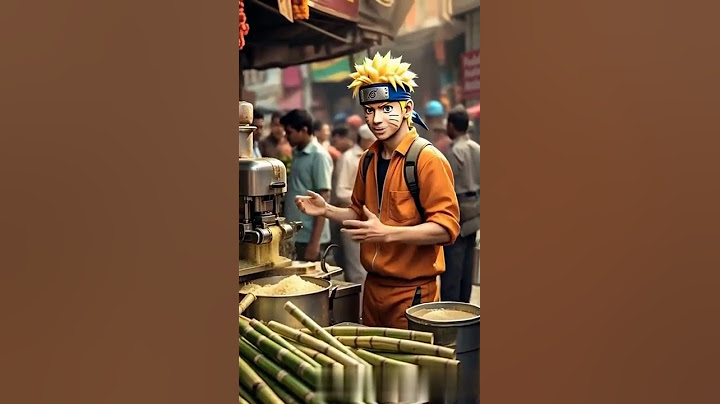 Naruto selling ganne ka juice