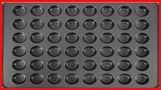 Wilton Perfect Results Non-Stick Mega Mini Muffin Pan & Mini Cupcake Pan, 48-Cup Pan