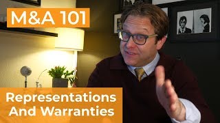 Representations and Warranties in Mergers and Acquisitions (M&A) by Brett Cenkus 25,678 views 5 years ago 15 minutes