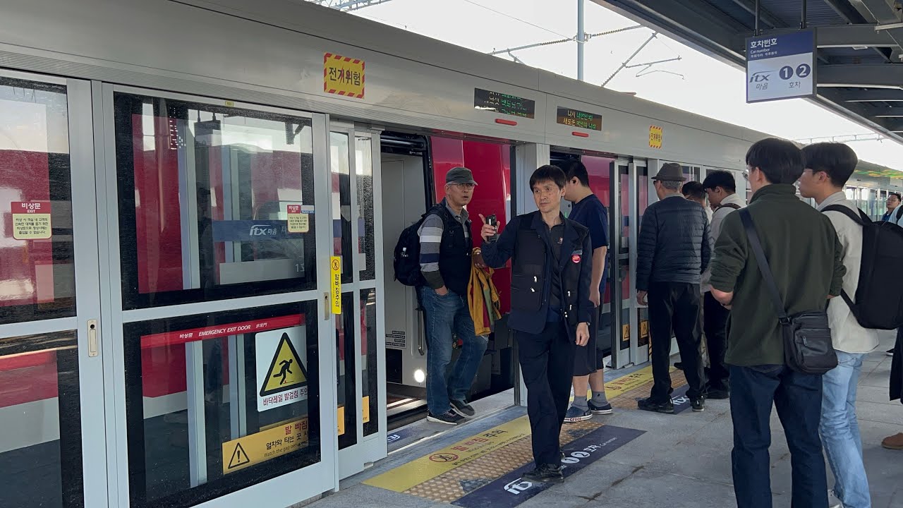 서화성행 ITX-마음 안중역 진입영상(ITX-마음 고상홈 개문)