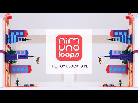 NIMUNO LOOPS - TOY BLOCK KOMPATIBILNÍ LEPÍCÍ PÁSKA