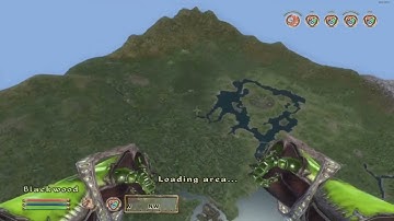 Jumping from Leyawiin to Anvil in Oblivion (no clouds or fog)