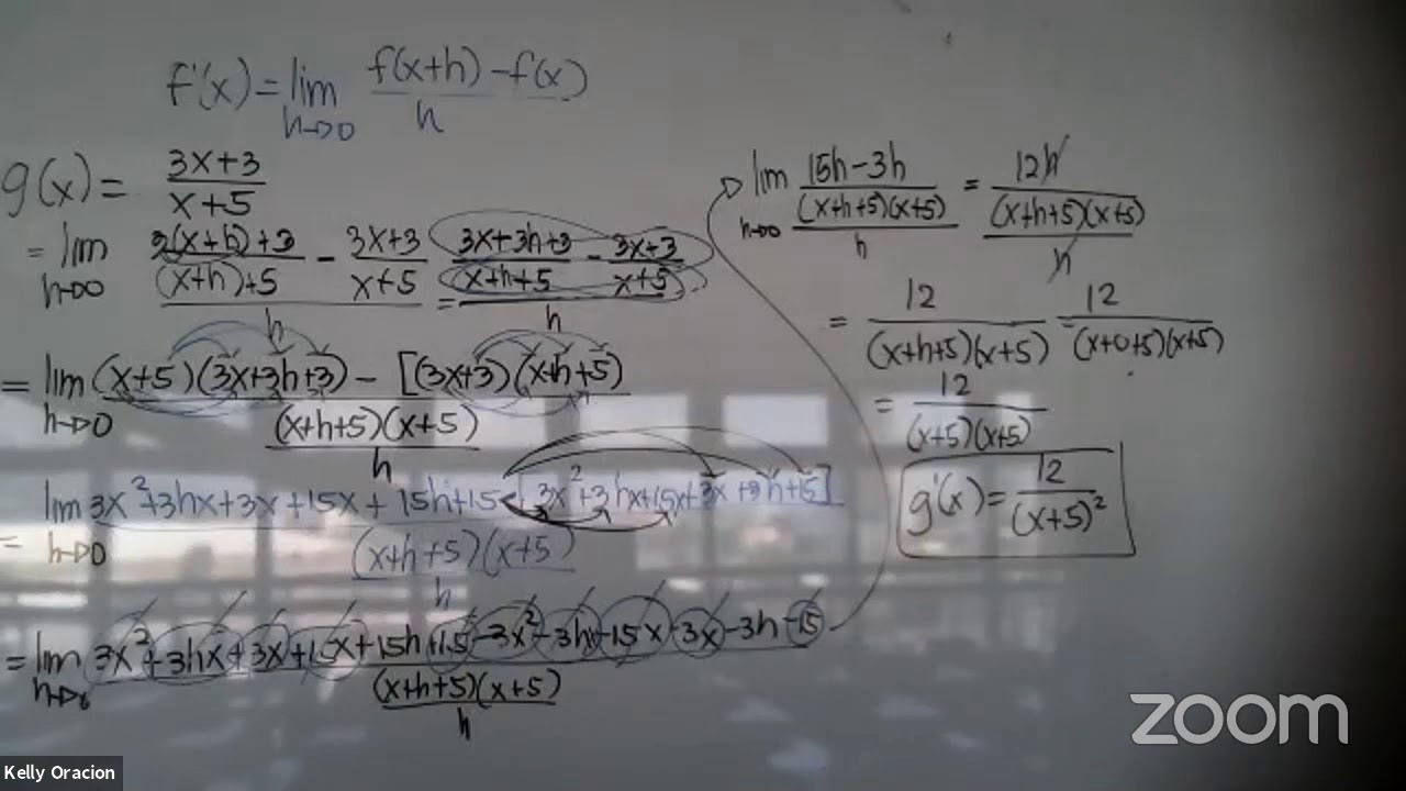 Limit Definition of Derivative Part 2