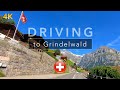INTERLAKEN to GRINDELWALD 4K🇨🇭 Driving in Switzerland 05 - 4k Ultra HD Drive