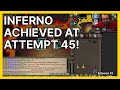 Inferno achieved at attempt 45 maikeru  osrs highlights