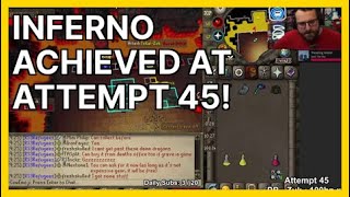 Inferno ACHIEVED at Attempt 45! (Maikeru) | OSRS Highlights