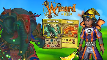 Wizard101 Max Myth PvP: *EPIC* Trickster Oni Fire Cat Strategy!
