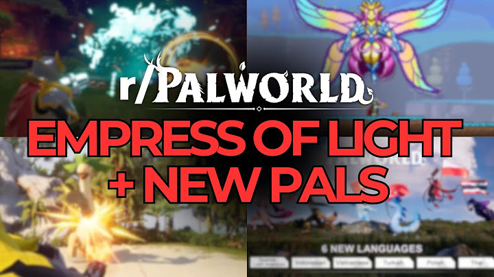 Palworld Tides of Terraria: Empress of Light TEASED? ZOE CONFIRMED! New Pals Data-Mined