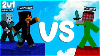 ماين كرافت - يوتيوبرز سيرفايفل Vs يوتيوبر Pvp | اقوى مقطع 🔥