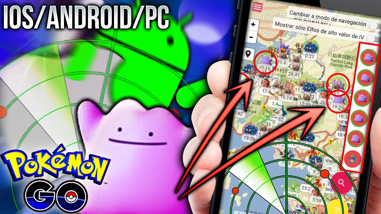 CAPTURANDO A DITTO !! - Pokemon GO en VIVO LOCALIZACION DE DITTO -  COORDENADAS DE DITTO EN VIVO 