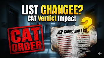 JKP CONSTABLE selection list Change? | CAT judgement explained | #jkssb #jkpconstable