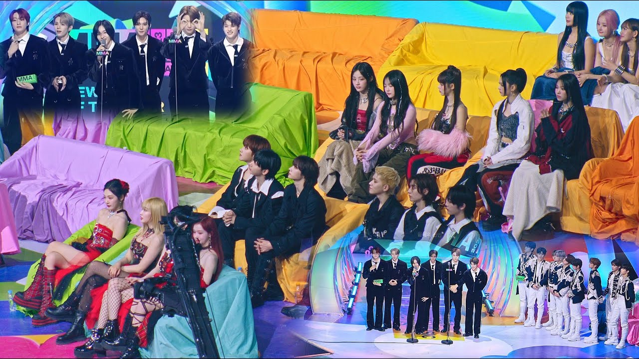 [라이즈 RIIZE 올해의 신인상+VCR] 에스파 aespa, ZEROBASEONE,뉴진스 NewJeans,   Reaction @231202 2023 mma 멜론뮤직어워드 직캠