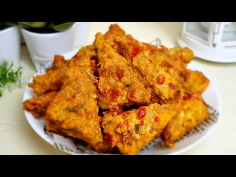 Tempe Goreng Pedas Daun Jeruk