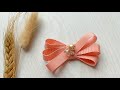 Orange Mini ribbon bow