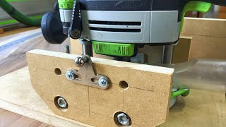'Behind the Scenes: Making a Fish Scale Effect. Router Jig | DIY'