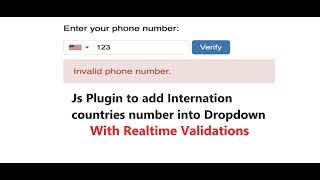 International Telephone Numbers with Country Code | Add Countries Numbers in Select Box in Laravel screenshot 4