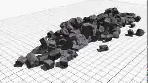 Rocksolver dry stone wall 04 - earthquake simulation