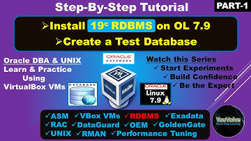 Step By Step Tutorial - Install Oracle 19c and Create a Test Database on Oracle Linux VM (Part-1)
