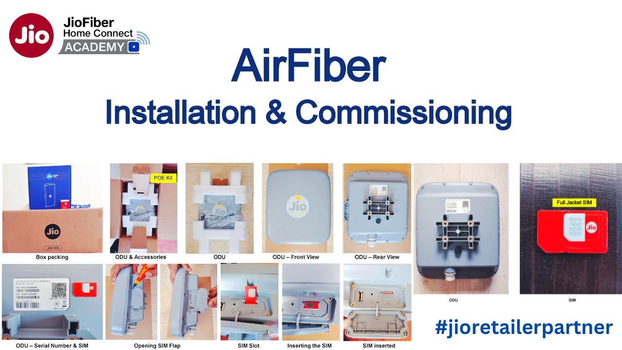 Jio Air Fiber II Installation Commissioning II JioFiber Engineers Jio Air Fiber II Installation Commissioning II JioFiber Engineers