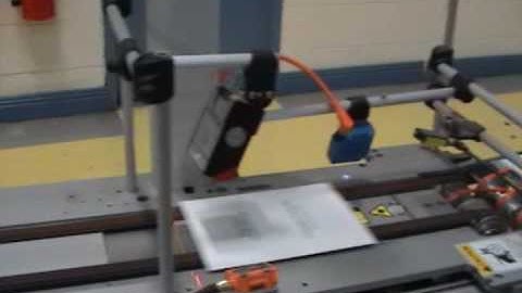 Label line with sheet feeder