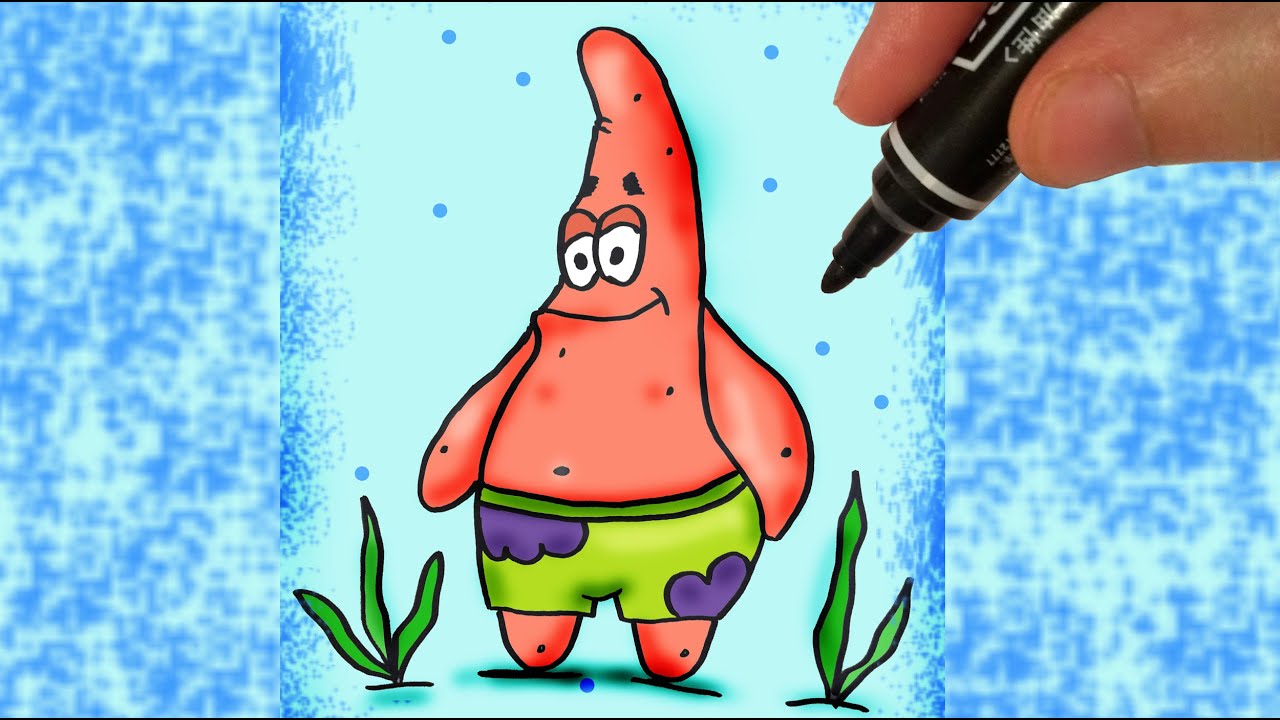 How to Draw Patrick SpongeBob - YouTube