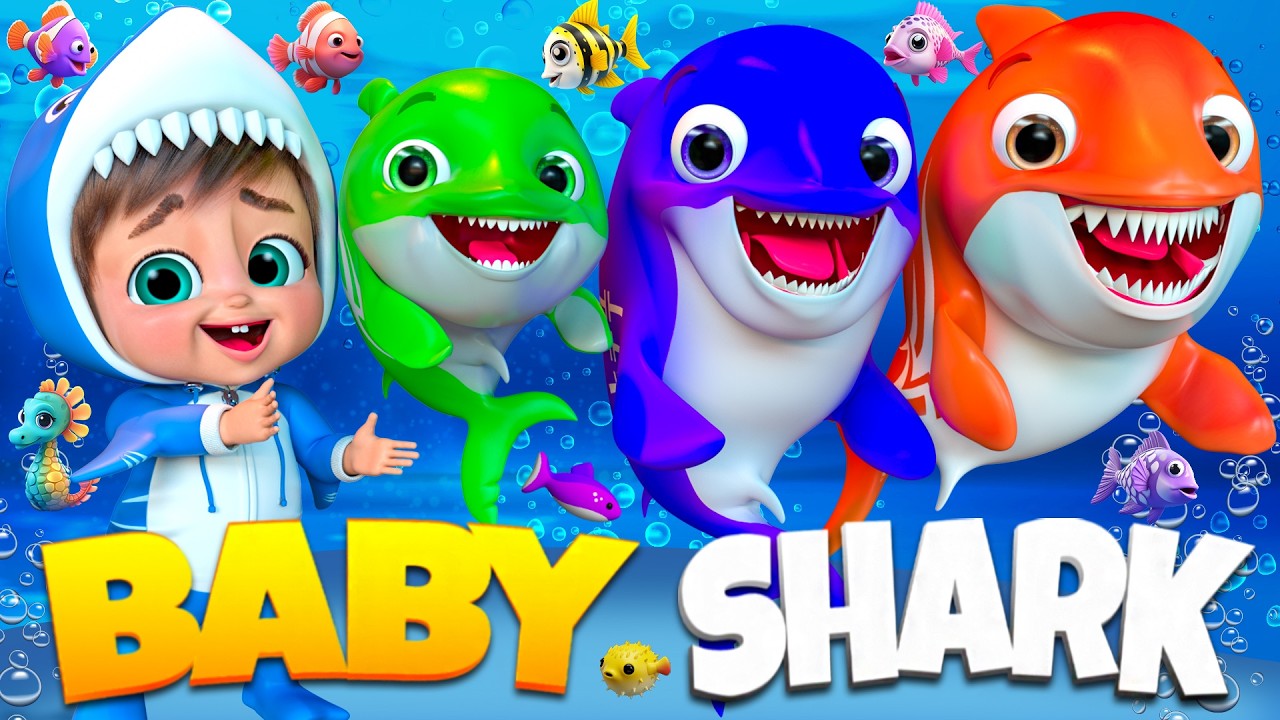 Подпевайте вместе с Baby Shark — детские песенки и стишки #BabyShark #NurseryRhymes