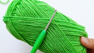 This is the easiest model for beginners. single row crochet stitch
