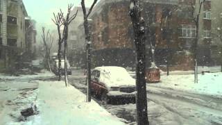 İstanbulda Yoğun Kar