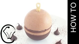 Chocolate Christmas Bauble Filled With Mousse and Ganache Truffle by Cupcake Savvy's Kitchen
