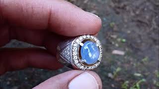 NATURAL blue safir saphire sapphire ceylon