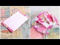 プリーツマスクの作り方　女性用小さめサイズ　プリーツを簡単に折る型紙　How to make a mask　Fabric Face Mask