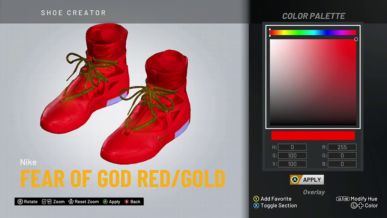 fear of god nba 2k20