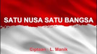 Lagu Satu Nusa Satu Bangsa dengan lirik | Satu Nusa satu bangsa | lagu wajib | lagu anak | lagu 4K