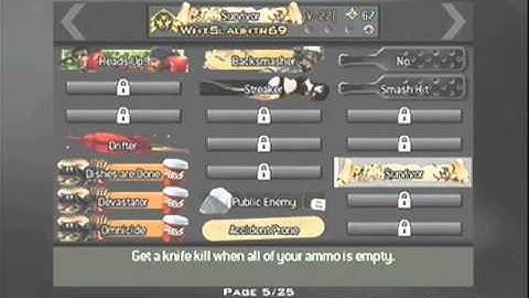 MW3 How to get the title Survivor