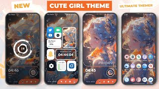 Cute Girl Theme For Oppo And Realme|| Huge Customization Lockscreen|| New Charging Animation|| screenshot 5