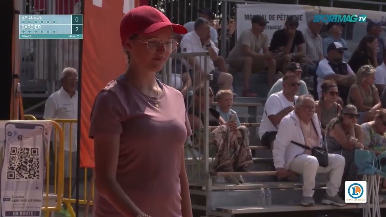 Miniature : Pétanque : finale doublette juniors féminines (Mondial Jeunes Romans 2026)