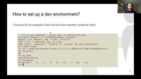 Tango Kernel Webinar #4: PyTango