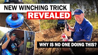It's not what you think...or is it? Using two winches to get a mate unbogged.