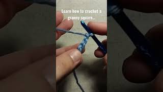 Learn how to crochet a granny square… beginner friendly… Find the video on my channel… #crochet