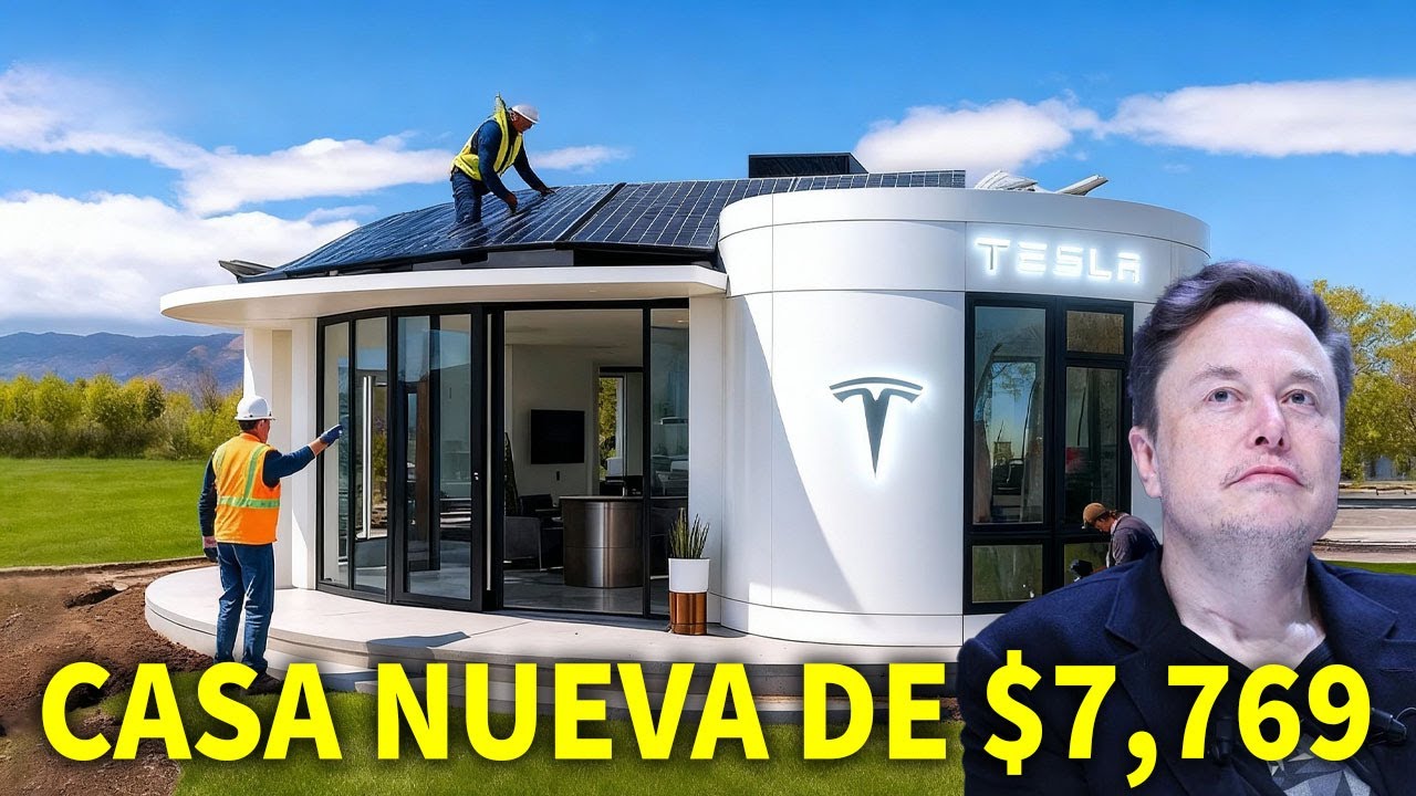 ¡Elon Musk lanza la mini casa Tesla de $7,759 y deja al mundo en shock!
