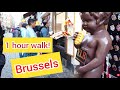 ⁴ᴷ BRUSSELS walking tour, Belgium 🇧🇪 4K