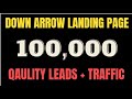 🔥Down Arrow Landing Page Template Tutorial For Beginners 2022 - Attract Quality Leads & Buyers 🔥
