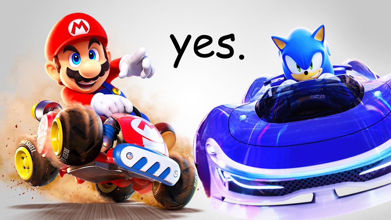 Is Sonic Racing CrossWorlds BETTER than Mario Kart World?
