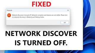 [Fixed]Network discovery is turned off windows 11