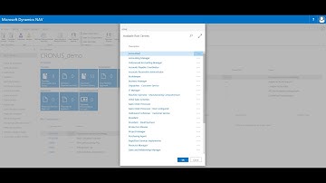 Dynamics NAV 2017 Web Client - Change the Role Centre