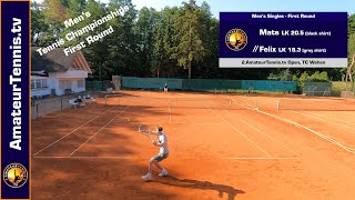 Amateur Tennis LK Tournament | Mats vs. Felix | First Round | LK 20.5 vs LK 18.2 (NTRP 3.5) screenshot 5