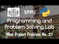 Rolling Die Simulation | Mini Project | Problem 21 | Programming and Problem Solving Lab | FE SPPU
